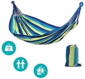 Závesná sieť pre dve osoby,modrá