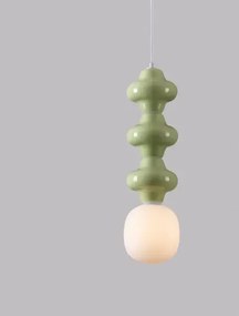 LED zeleno-biele moderné svietidlo Clio 3