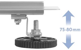 Rea Filo, odtokový žľab 80cm, oceľová, KPL-G6802