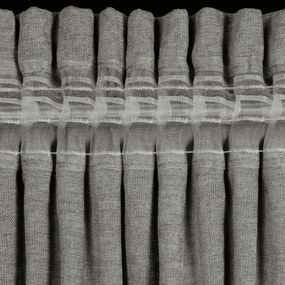 ZÁVES NA PÁSKE VANI 140X270 CM SIVÁ