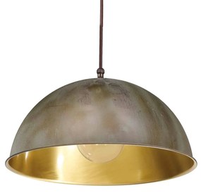 Závesná lampa Circle zlatá/starožitná mosadz Ø25cm