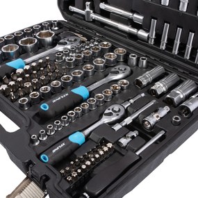 Sada nástrčných hlavíc XTLINE 1/4"-3/8"-1/2" 172 kusov
