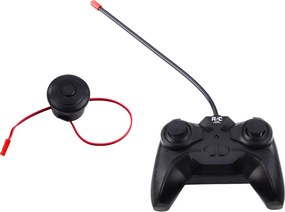 LEAN Toys Závodné auto RC na diaľkové ovládanie Osvetlená karoséria žltá