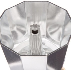 Hliníkový tlakový kávovar Kelsey Chrome, 18,5x16 cm