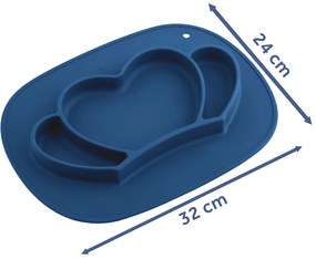 Silikónová doska na kŕmenie detí s korunkou Ricokids
