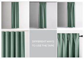 Svetlozelený zatemňovací termo záves 140x270 cm Pleat – Restilo