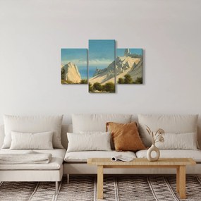 Obraz - Georg Emil Libert, View of Sommerspiret, the Cliffs of Møn, reprodukcia (90x60 cm)