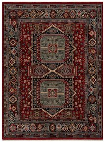 Koberec KESHAN, strapce 7275/53588 bordový / zelený