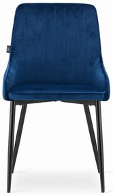 Set dvoch jedálenských stoličiek MONZA modré (2ks)