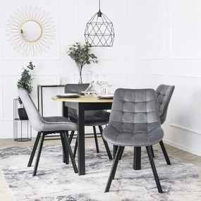 PROXIMA.store - Čalúnená jedálenska stolička RICK FARBA: tyrkysová