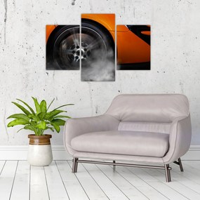Obraz - Oranžový športiak (90x60 cm)