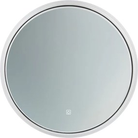 Dotykové nástěnné zrcadlo s LED osvětlením ORION 60 cm černé