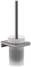 Wc kefa Hansgrohe AddStoris vo farebnom prevedení kartáčovaný čierny chróm 41752340, 1 ks