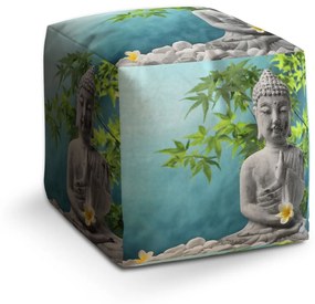 Sablio Taburet Budha: 40x40x40 cm