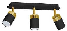 Bodové svietidlo JOKER 3xGU10/25W/230V čierna/zlatá
