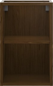 Mexen Box-A, otvorená skrinka s policou 30 cm, orech, 91AX2-0300-470-0-86