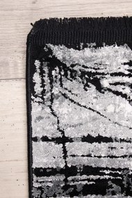 Koberec ASPEN M269H čierny / tmavosivý