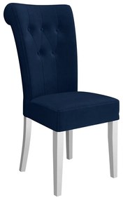 Jedálenská stolička ST65, Farby: biela polomatná, Potah: Magic Velvet 2219