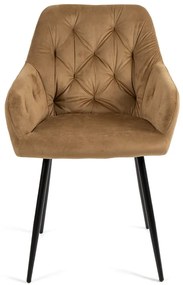 Noela Zamatová jedálenská stolička SIENA béžová