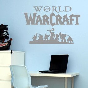 Veselá Stena Samolepka World of Warcraft Farba: šedá, Veľkosť: 80 x 53 cm