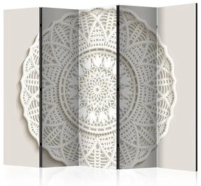 Paraván - Mandala 3D II [Room Dividers] Veľkosť: 225x172, Verzia: Obojstranný