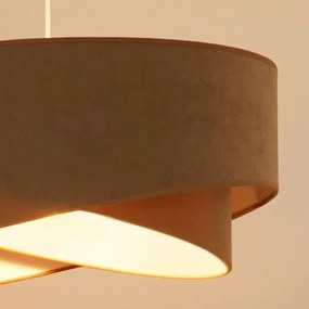 Brilagi - LED Luster na lanku LYRA 1xE27/15W/230V hnedá/biela