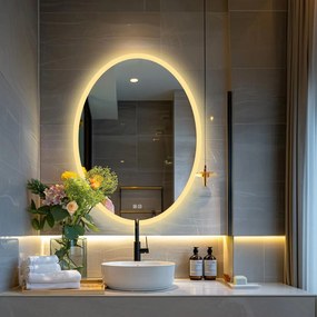 Tutumi Tutumi, LED kúpeľňové zrkadlo 60x80cm WWA, HOM-06503