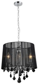 ITALUX MDM-2572/3 BK - Luster na reťazi CORNELIA 3xE14/40W/230V