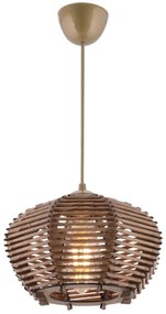 Závesné svietidlo Barlas hnedé