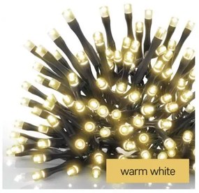 Standard LED spojovacia vianočná reťaz, 5 m, vonkajšia aj vnútorná, teplá biela