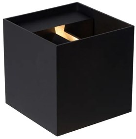 Lucide 69200/06/30 - LED Vonkajšie nástenné svietidlo AXI 2xLED/7W/230V IP54 čierna