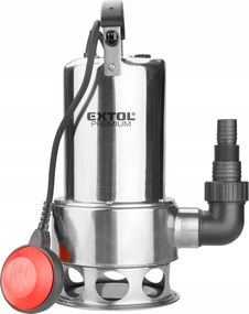 Čerpadlo ponorné kalové antikorové 1100W, max. 15000l/hod, výtlak 9,5m, Ext