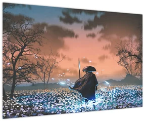 Obraz - Ilustrácia bojovníka (90x60 cm)