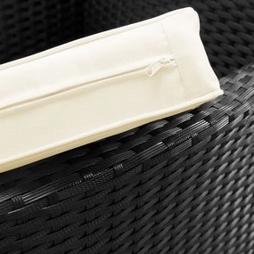 Záhradná ratanová zostava JANINA 17-dielna sedacia súprava sivá