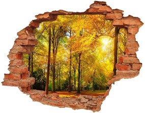Samolepiaca diera na stenu Les na jeseň nd-c-89529230