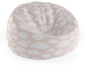 Sablio Sedací vak Cocoon Oblaky - 75 x 45 x 35 cm