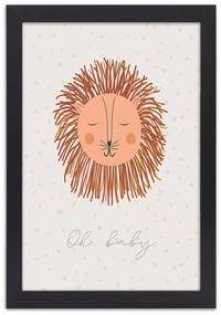 Gario Plagát Zakliaty lev Farba rámu: Čierna, Rozmery: 30 x 45 cm