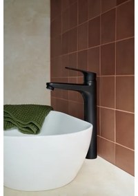 KFA Armatura 5552-712-81 - Umývadlová batéria + výpust OTAVA 30,2 cm matná čierna