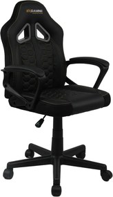 XXXLutz OTOČNÁ STOLIČKA PRE MLÁDEŽ, vzhľad kože, čierna BX Gaming - Detské izby - 001998011101