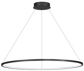 Milagro LED Luster na lanku SATURNO LED/57W/230V pr. 100 cm IP44 antracit MI2161