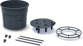 PROSPERPLAST Kvetináč na pestovanie paradajok TOMATO GROWER antracit 29,5 cm (max. výška: 115,2 cm) Veľkosť: L