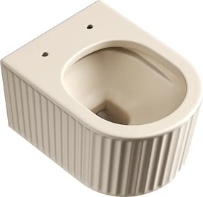 BPS-koupelny Závesná WC misa so SoftClose sedadlom HYD-7286, cappuccino