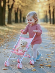 Detský golfový skládací kočík pre bábiky Baby Mix Tara