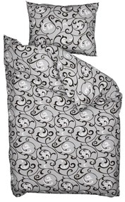 Bavlnené obliečky Orient sivé Typ zapínania: Zips