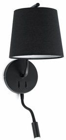 FARO 29330 - LED Nástenná lampička BERNI 1xE27/20W/230V + 1xLED/3W