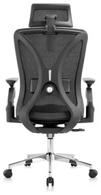 Kancelárska ergonomická stolička Neoseat STEVEN — čierna, nosnosť 150 kg