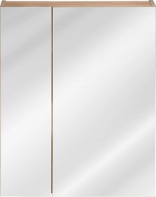 Comad Zrkadlová skrinka bez osvetlenia Capri Oak 60 dub zlatý craft