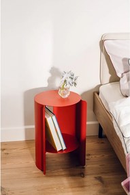 Oceľový okrúhly odkladací stolík ø 32 cm Wa – noo.ma