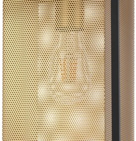 ONLI - Luster na lanku MALIK 1xE27/22W/230V zlatá/čierna