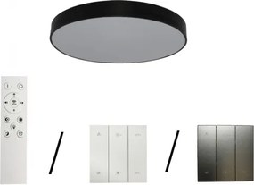 LED stropné svietidlo LED/135W/230V 3000/4000/6500K priemer 80 cm čierne